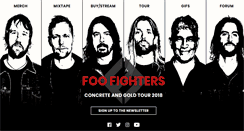 Desktop Screenshot of foofighters.com